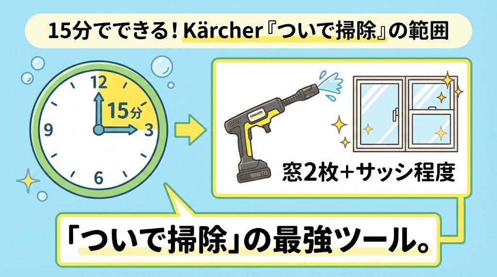 「大掃除」より「こまめな掃除」が本領
