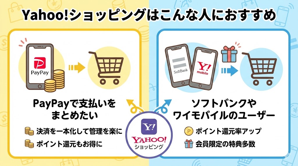 Yahoo!ショッピングはこんな人におすすめ
