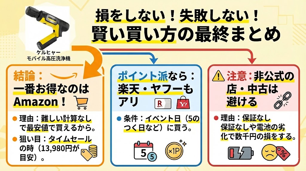 【まとめ】OC ハンディエアをお得に買って「きれいな毎日」を手に入れよう
