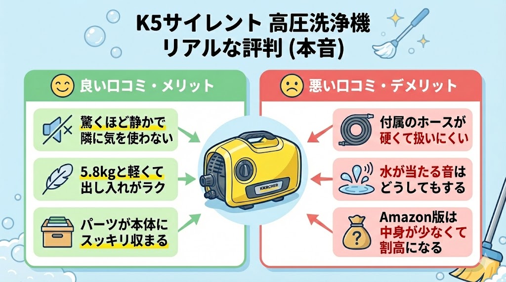 K2サイレントの口コミまとめ