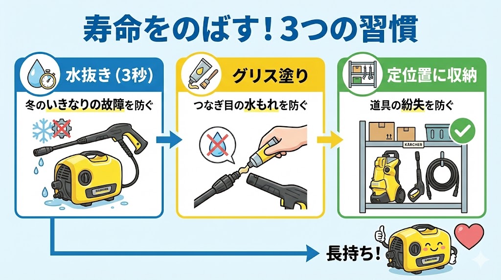 【プロが教える】故障を防いで長く使うための「正しい手入れ」