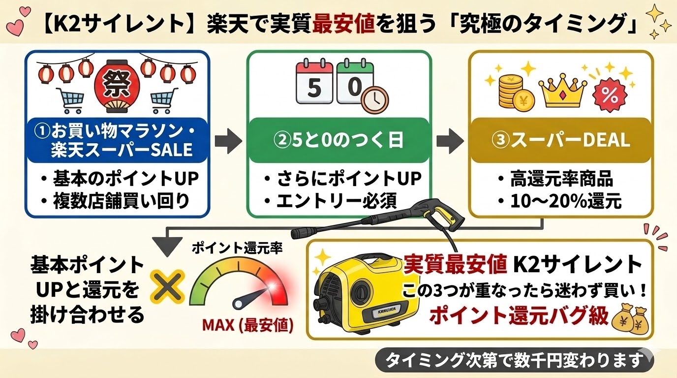 楽天市場でK2サイレントを安く買う方法