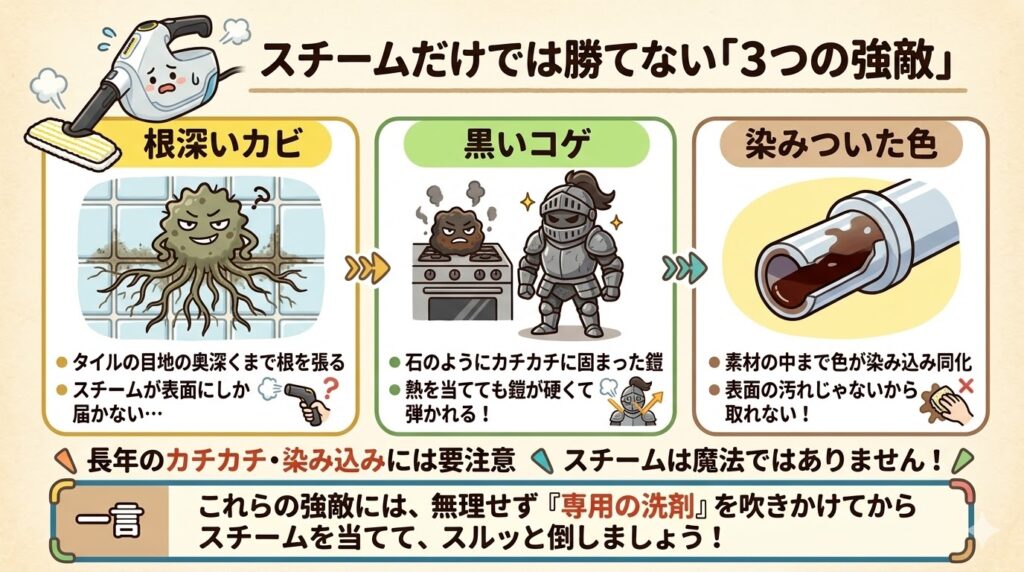 SC1 Multi落としにくい汚れの例