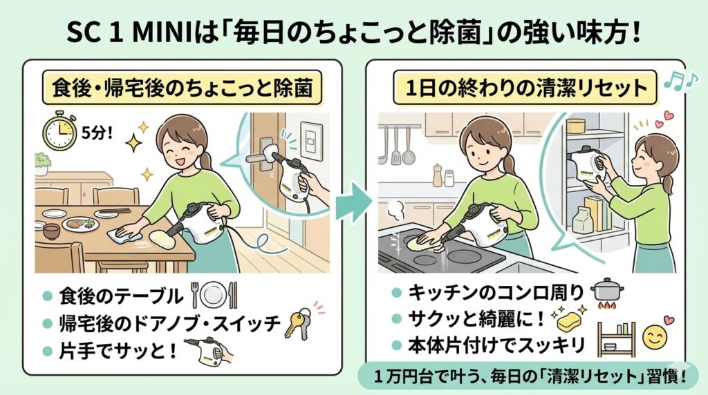 MINIが活躍する具体的なシーン