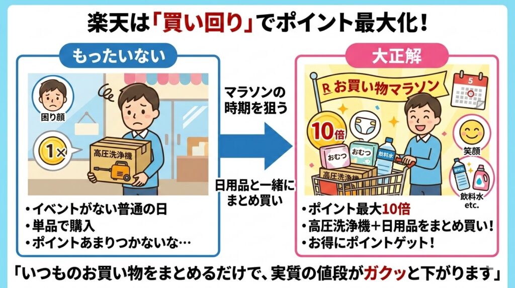 楽天市場で安く買うポイント