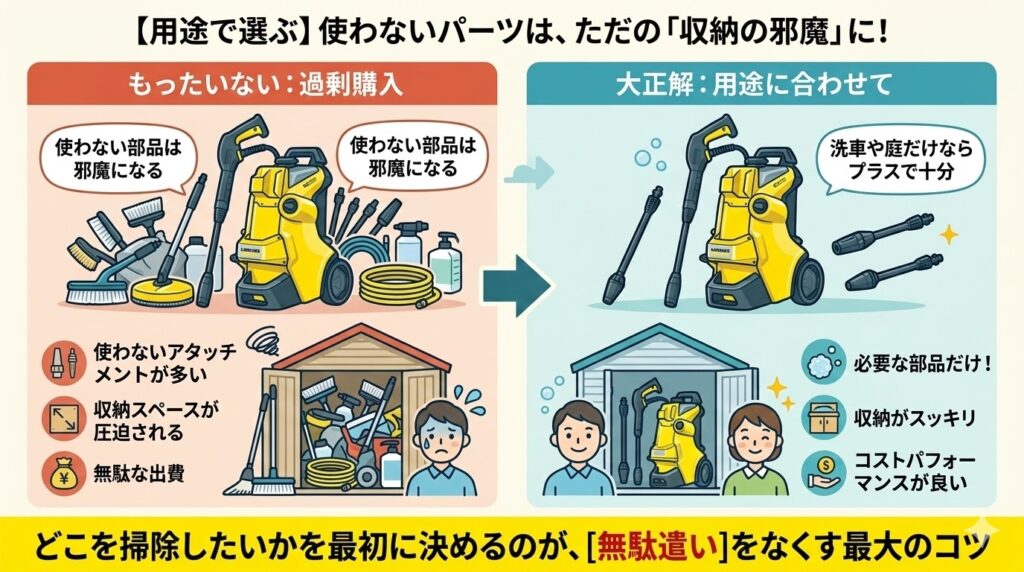 ケルヒャーK3サイレントプラスかベランダのセット選びで失敗しないコツ