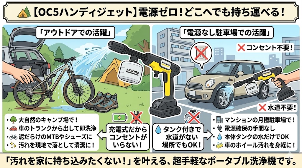 こんなあなたはOC5ハンディジェット