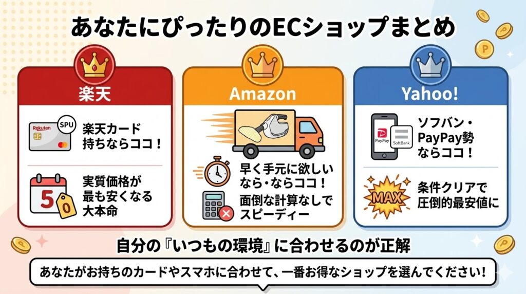 あなたにぴったりのECショップまとめ