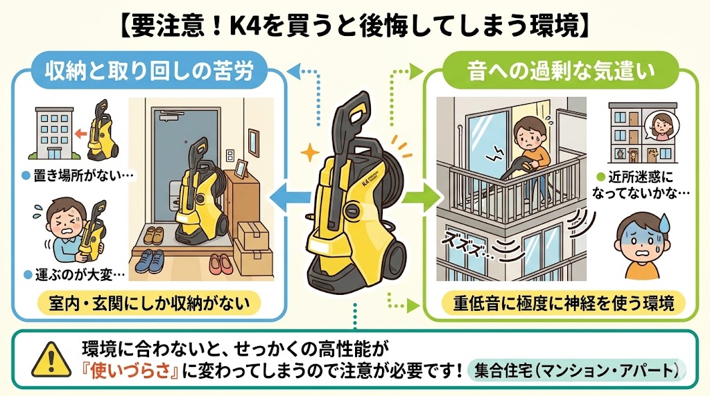 ケルヒャー K4プレミアムサイレントしない人