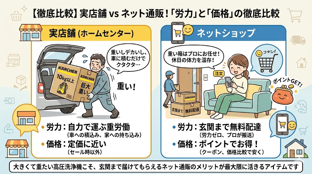 ケルヒャーを一番安く買うならネットショップがお得