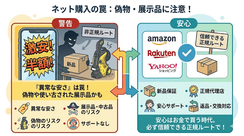 非正規店の異常な安さは「偽物・展示品」のリスク大