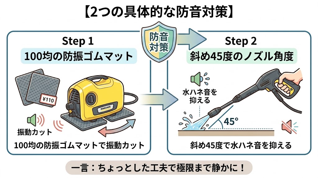 K2サイレントを極限まで静かにする2つの防音対策