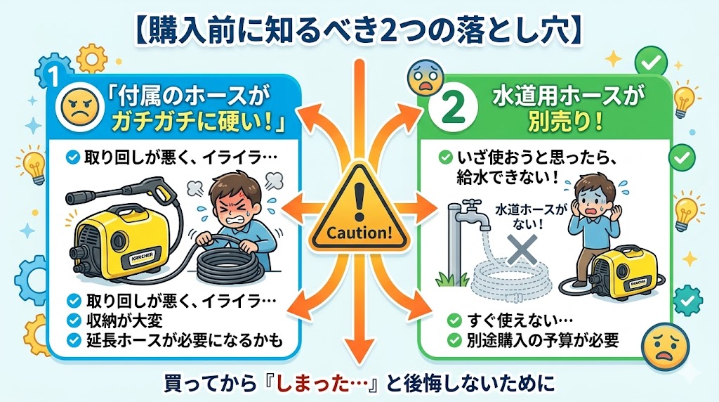 購入前に知るべき2つのデメリットと解決策