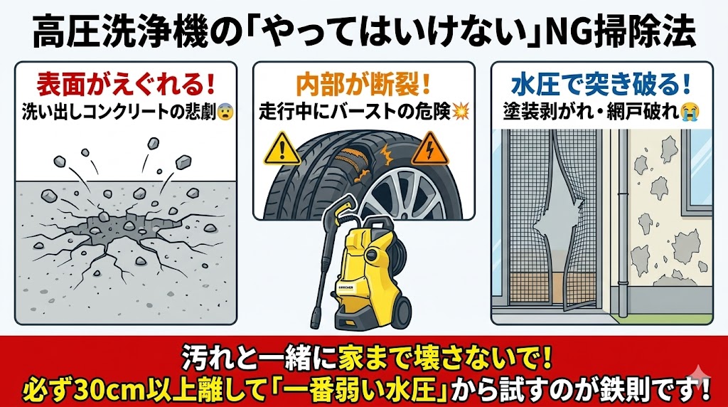絶対にやってはいけないNGな掃除